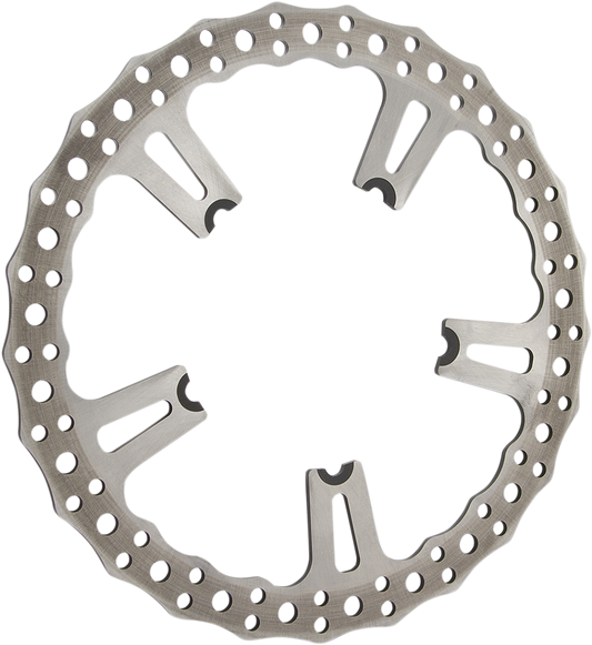 Arlen Ness Big Brake Floating Front Rotor 15 in. Polished Left 02-991