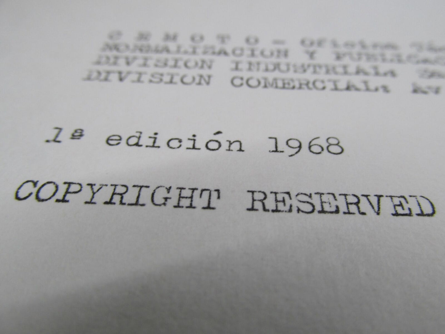 Bultaco Original Factory 1968 Sherpa T Parts List Catalog Book