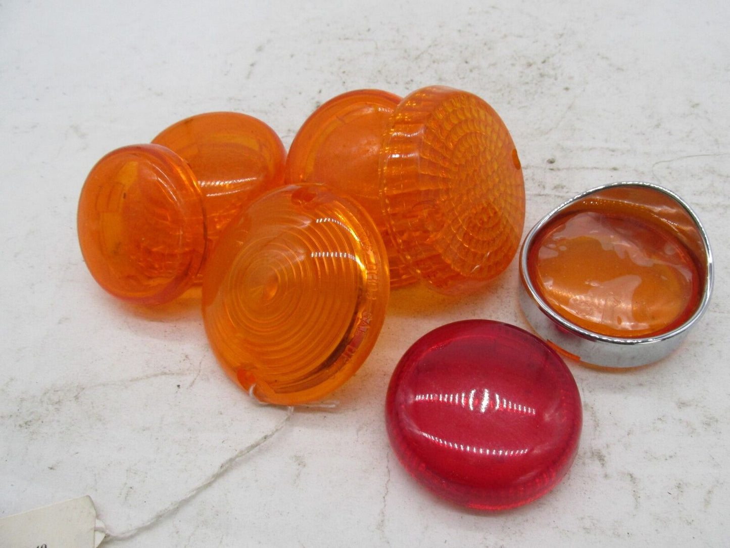 Mixed lot of Harley Davidson Amber Directional Turn Signal Lenses