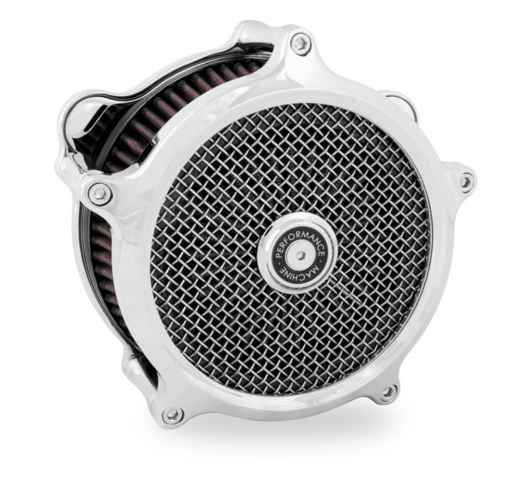 Performance Machine Super Gas Air Cleaners Chrome 0206-2139-CH