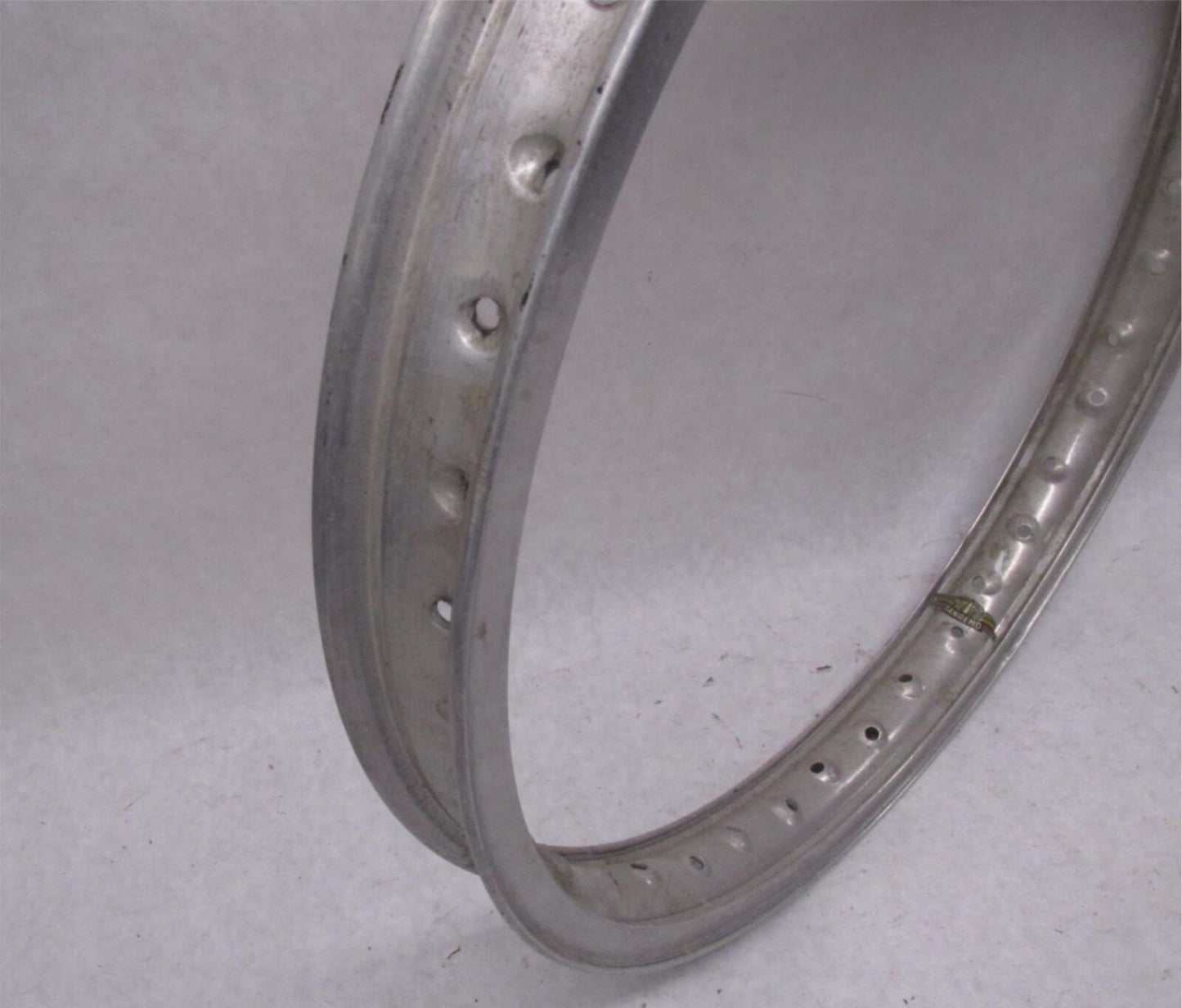 Vintage San Remo Aluminum 40 Spoke Motorcycle Wheel Rim 2.25x19" 1.6 x 19 #10