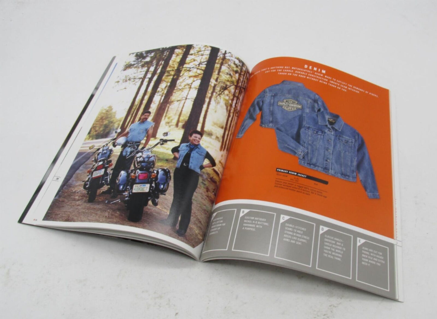 Genuine Harley Davidson 2001-2002 Apparel & Accessories Motor Clothes Catalog