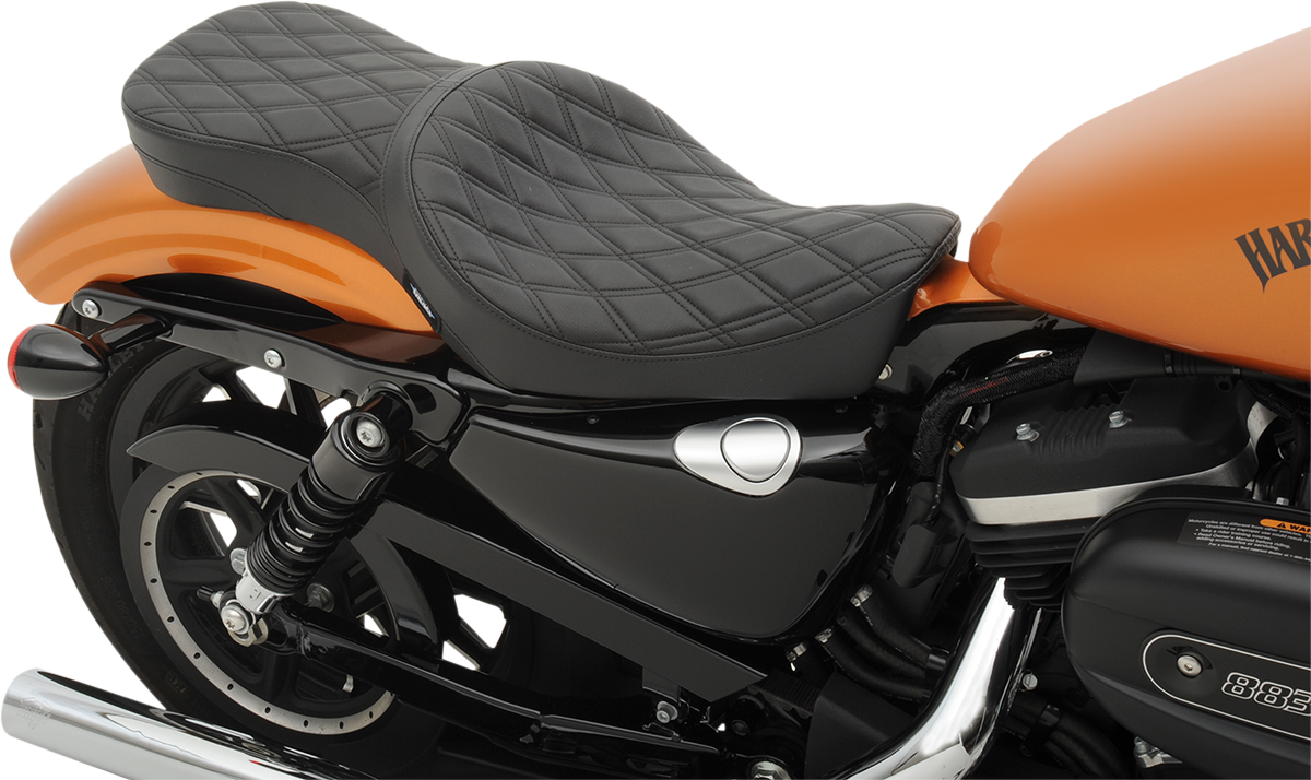 Drag Specialties Low-Profile Double Bucket Seats 0804-0605