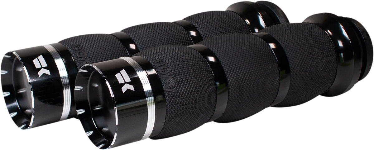 Khrome Werks Air Cushion Tracer Grips for TBW Black 500110