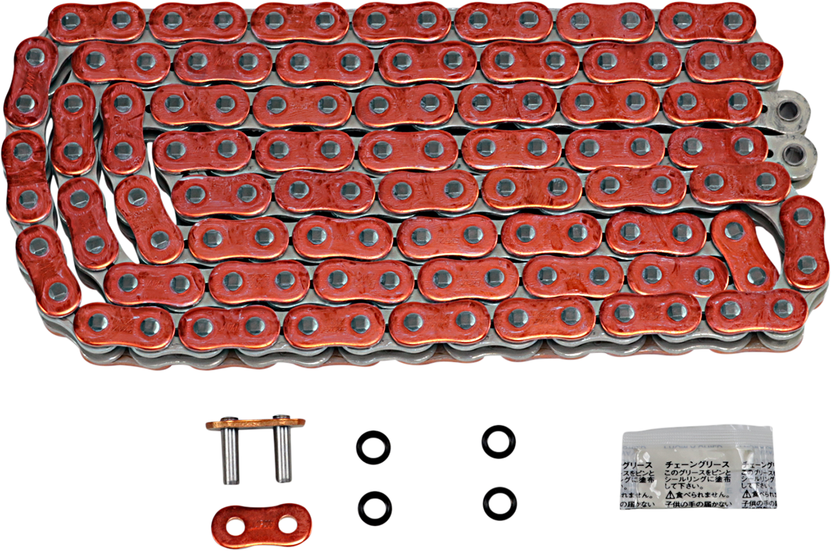 EK ZVX3 Sealed Extreme Sportbike Series Chains 120 Orange 525 525ZVX3-120AO