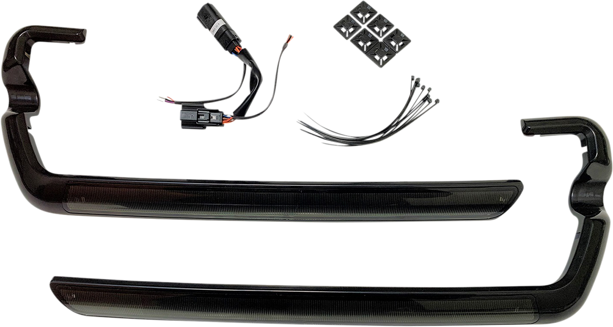 Custom Dynamics Saddlebag Marker Lights Smoke - Black CD-SB-SIDE-SB