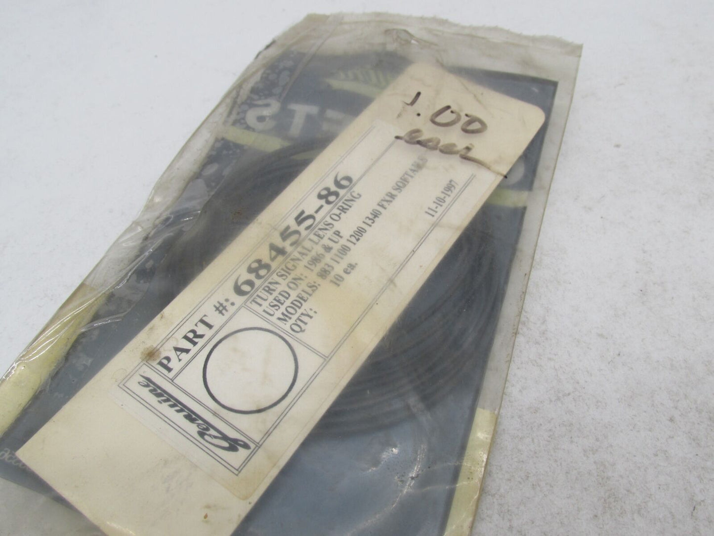 Lot of 8 Harley Davidson James Gaskets Turn Signal Lens O-Rings 68455-86