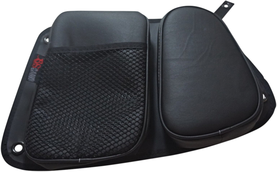 BS SANDS Door Bags Black Rear RZRDBRRBK
