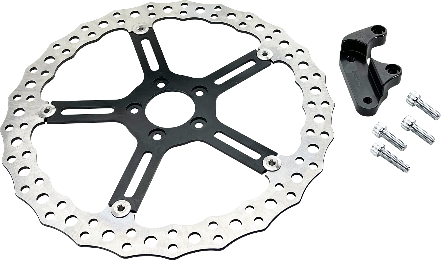 Arlen Ness 15" Big Brake Jagged Floating Rotor Kit Left Front 300-041