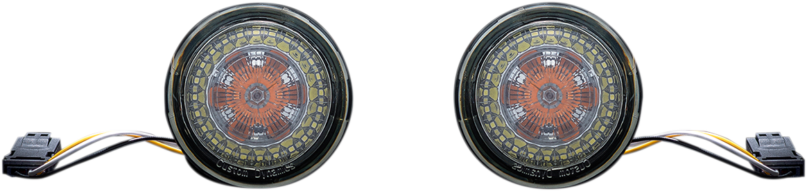 Custom Dynamics ProBEAM Front Dynamic Ringz LED Turn Signal Inserts PB-AW-JAE