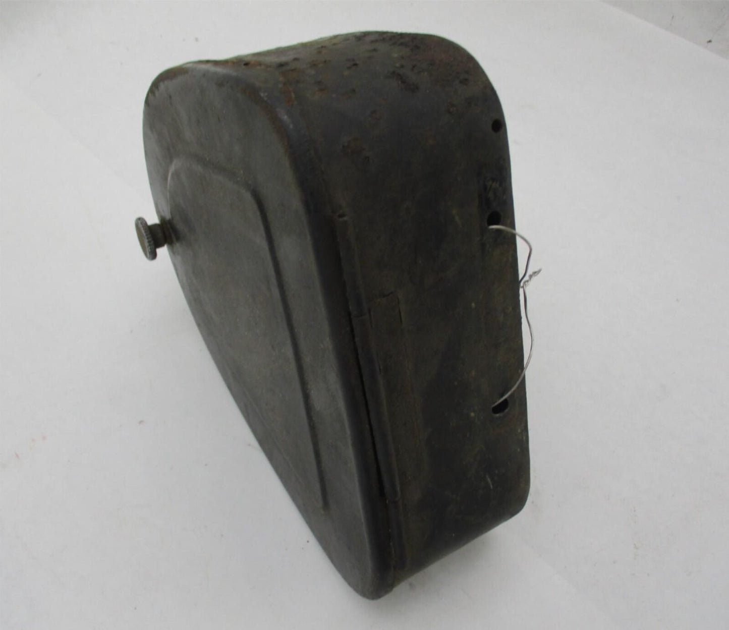 BSA Original Early Single Pre Unit Black Motorcycle Side Tool Box