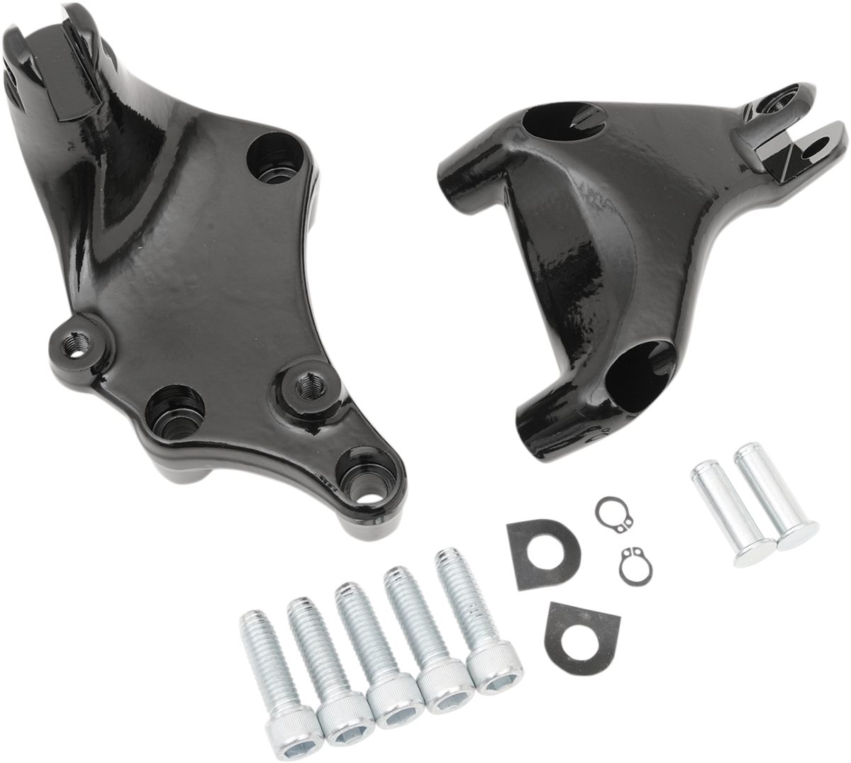 Drag Specialties Passenger Footpeg Mount Kit Black 1620-1318