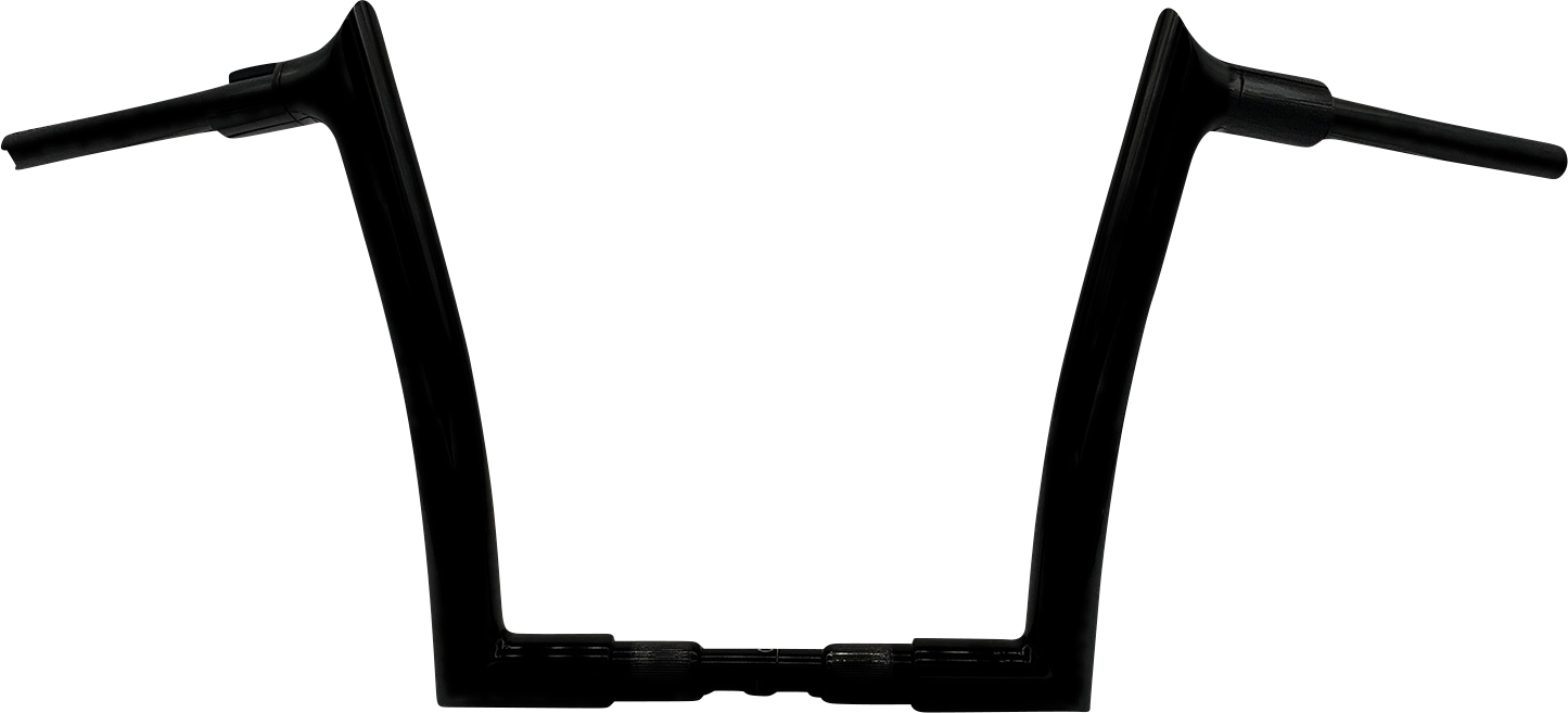 Fat Baggers, Inc. 1-1/2" EZ Install Pointed Top Handlebar 12" Black 818012-B