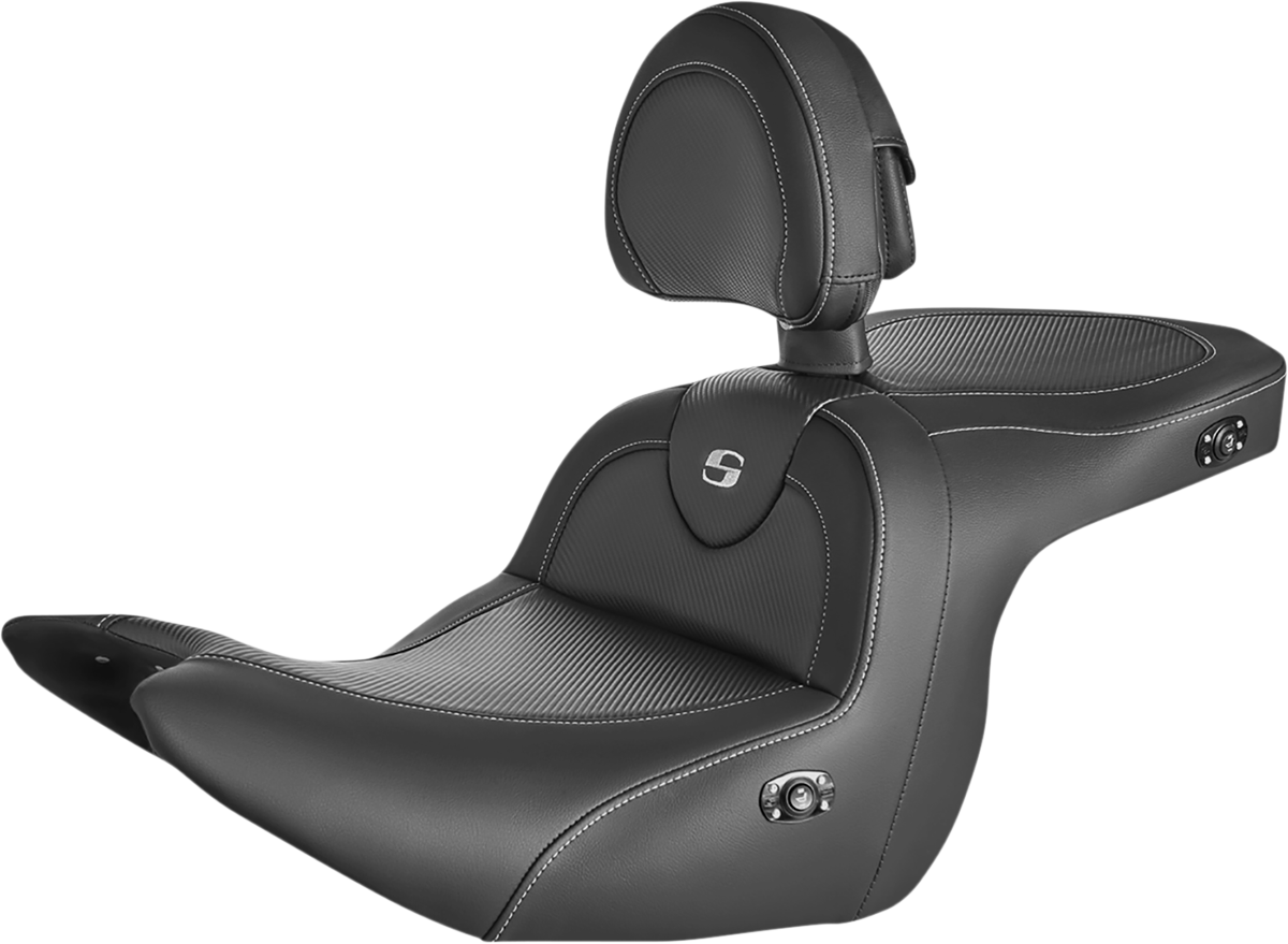 Saddlemen Roadsofa Carbon Fiber Heated Seat Black H18-07-185BRHCT