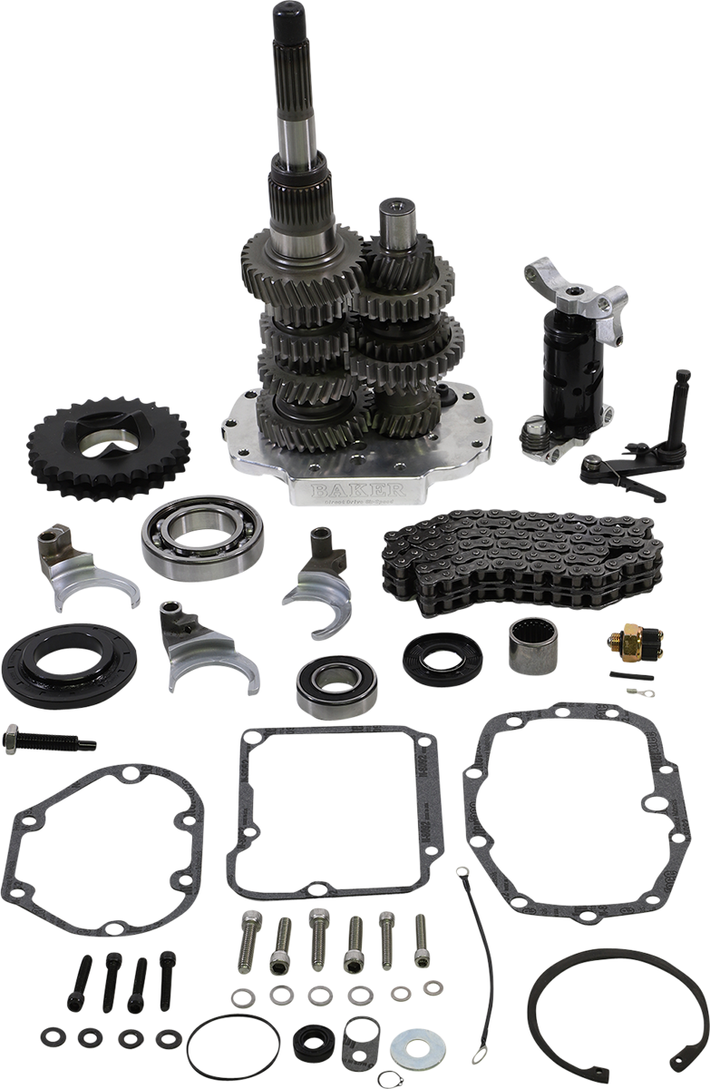 Baker DD6 Builders Kit Polished W/3.24:1 1ST Gear DD6-411-02