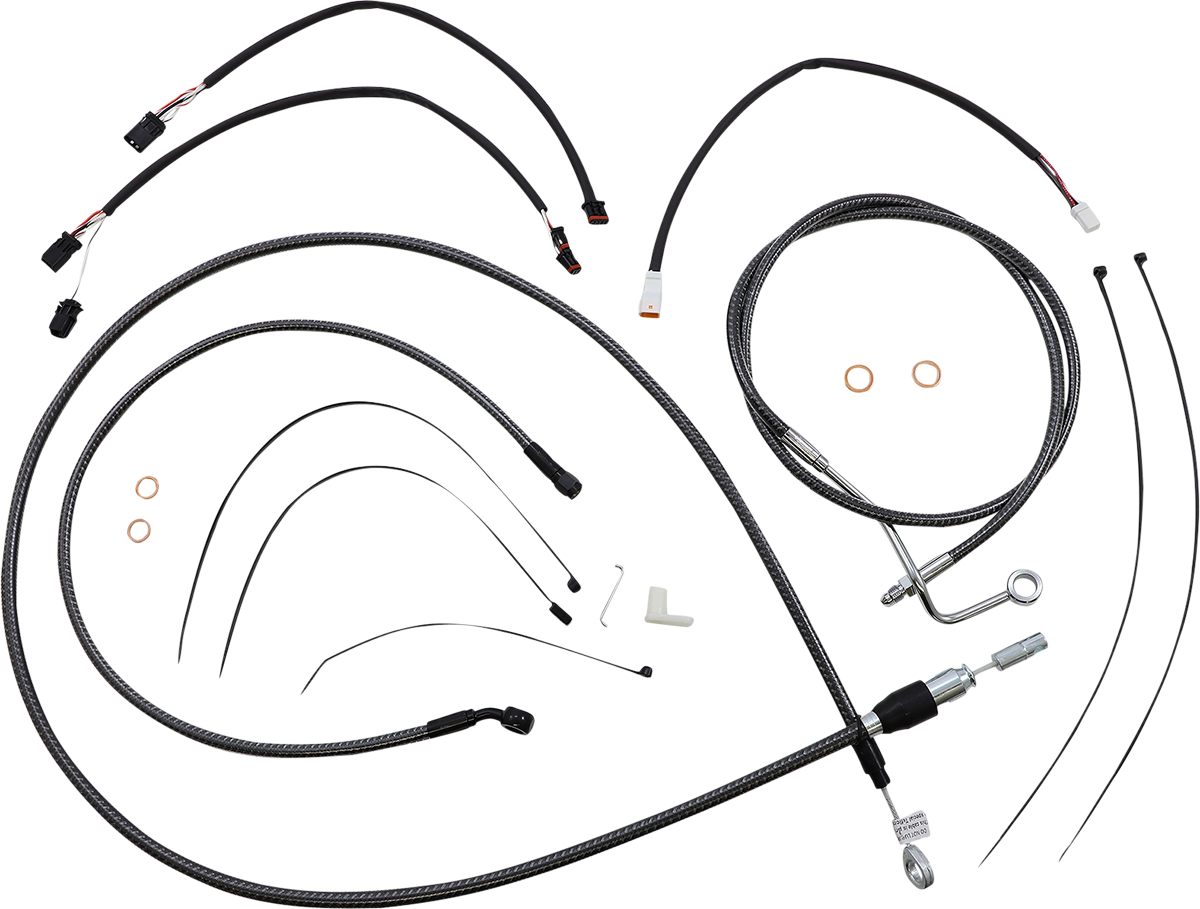 Magnum KARBONFIBR Designer Handlebar Installation Kit 7871181