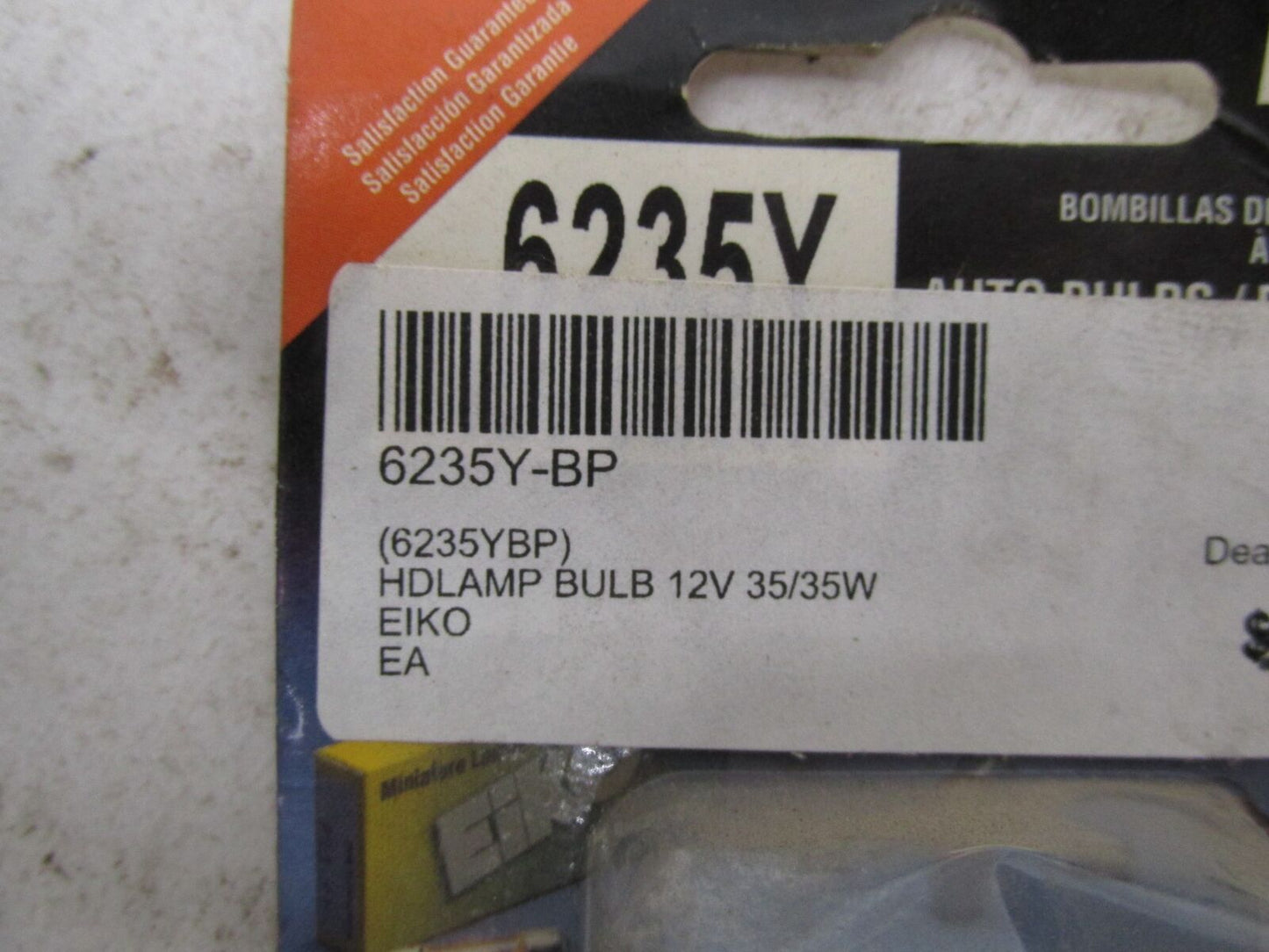 Eiko NOS Halogen HD Lamp Bulb 12V 6235Y-BP