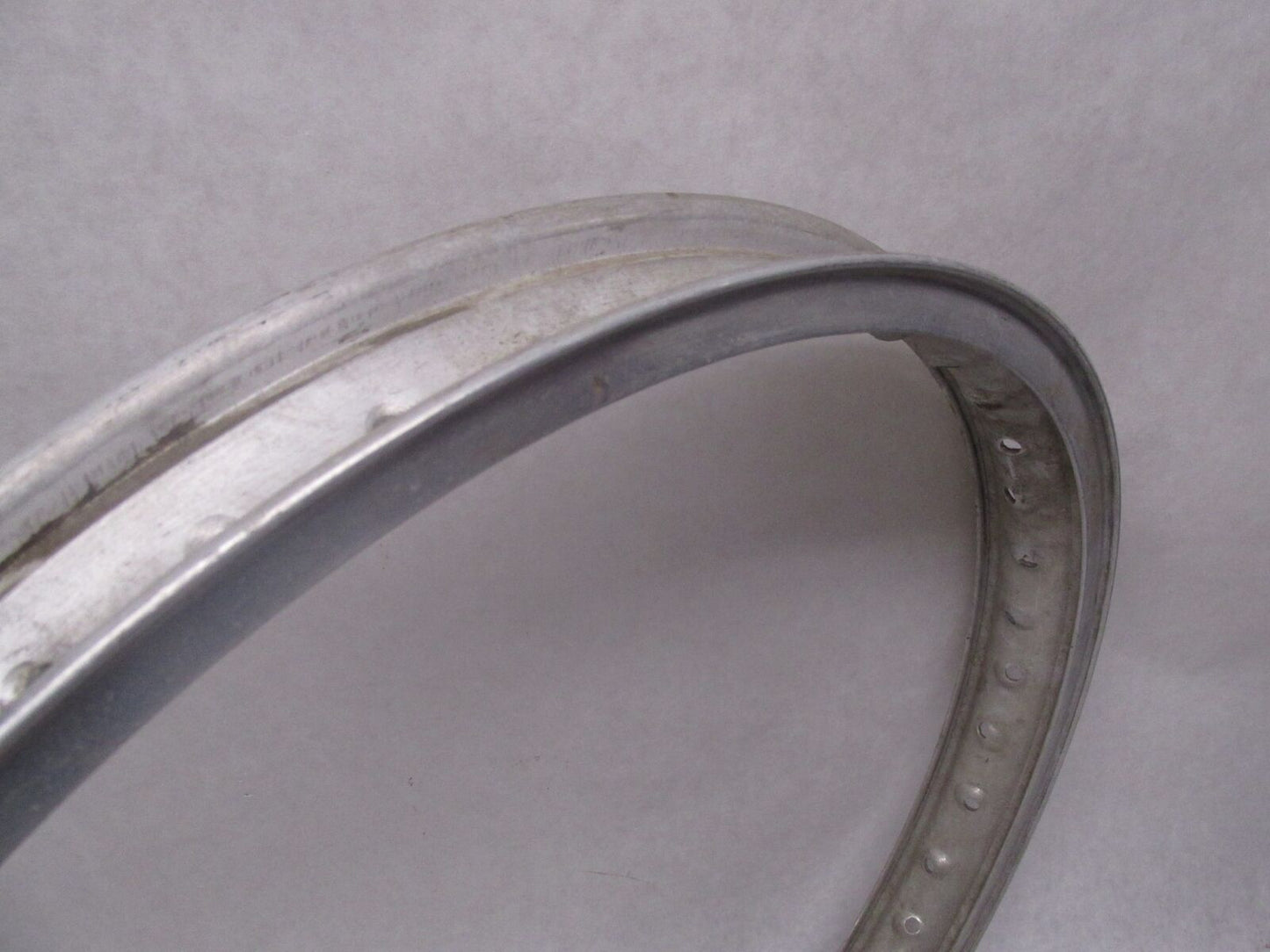Vintage San Remo Aluminum 40 Spoke Motorcycle Wheel Rim 2.25x19" 1.6 x 19 #10