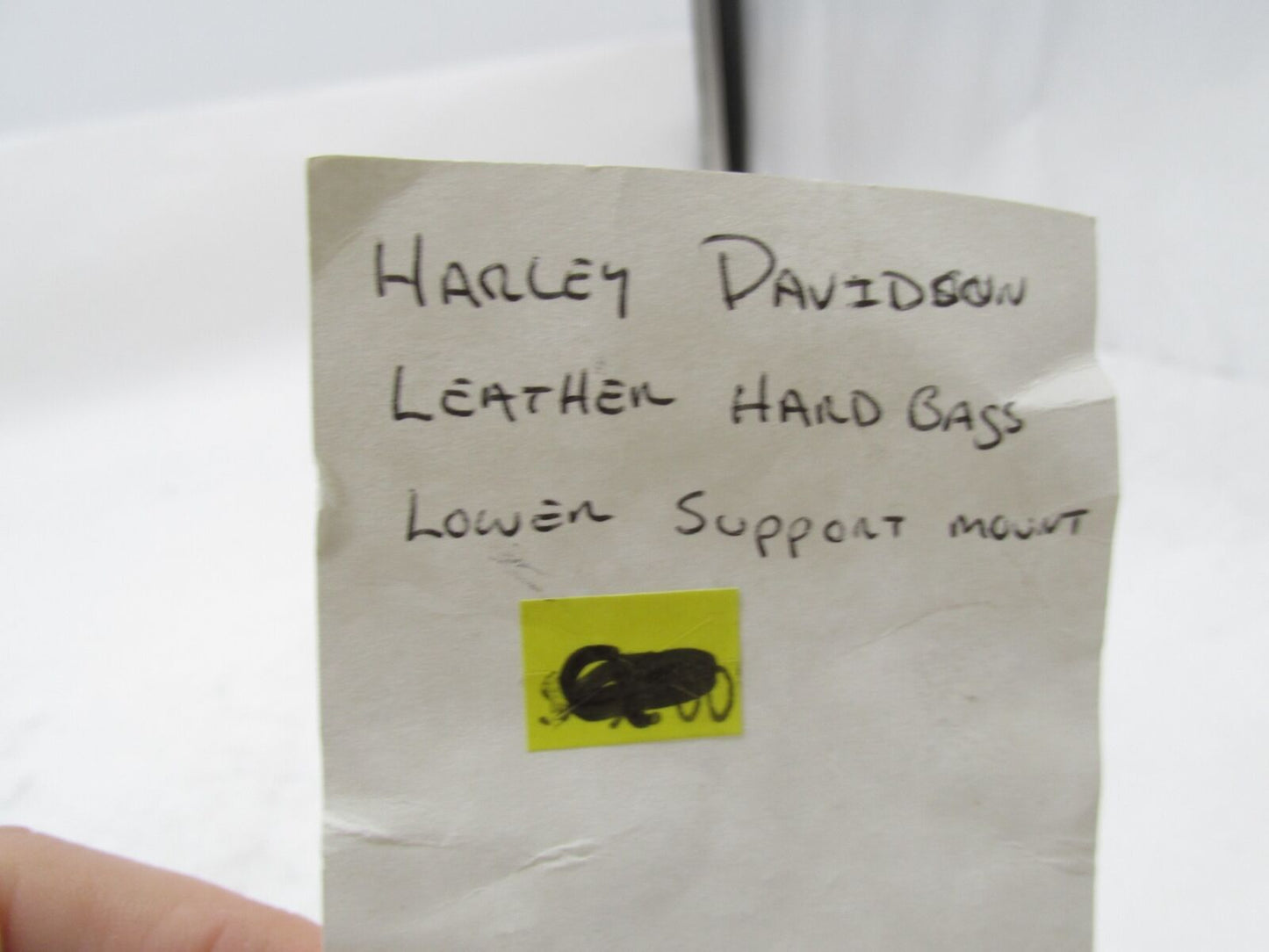 Harley-Davidson Genuine Hard Leather Lower Support Mounts Brackets w/ Hardware