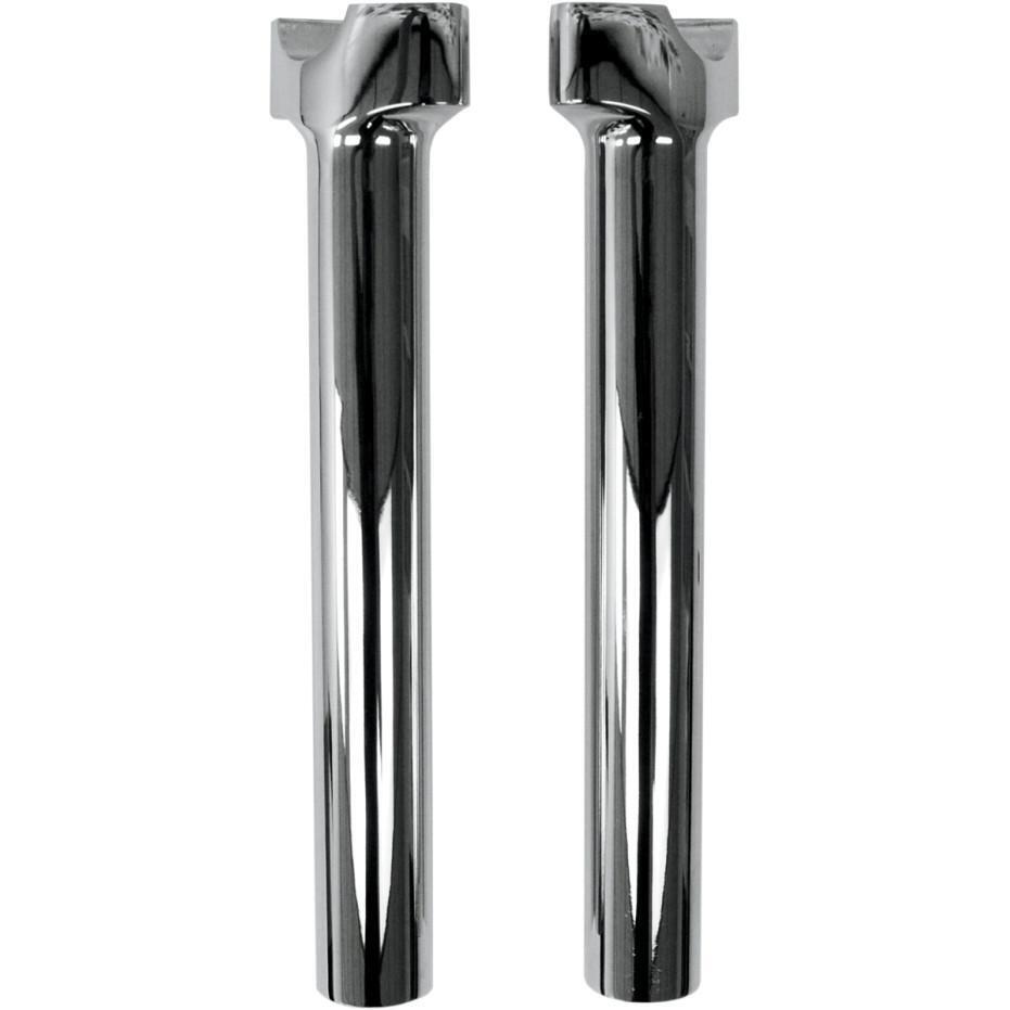 Drag Specialties 1 1/4in. Straight Buffalo Risers 10in. - Chrome 0602-0516
