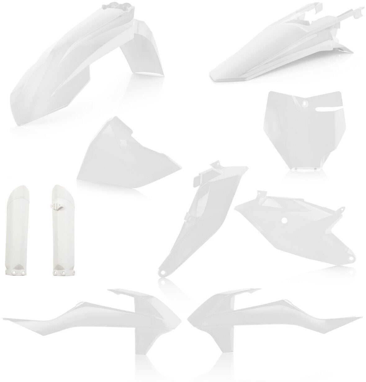 Acerbis Full Plastic Kit White 2686020002