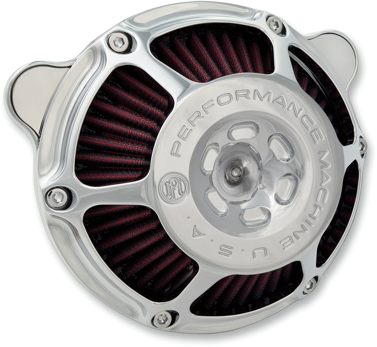 Performance Machine Max HP Air Cleaner Chrome 0206-2124-CH