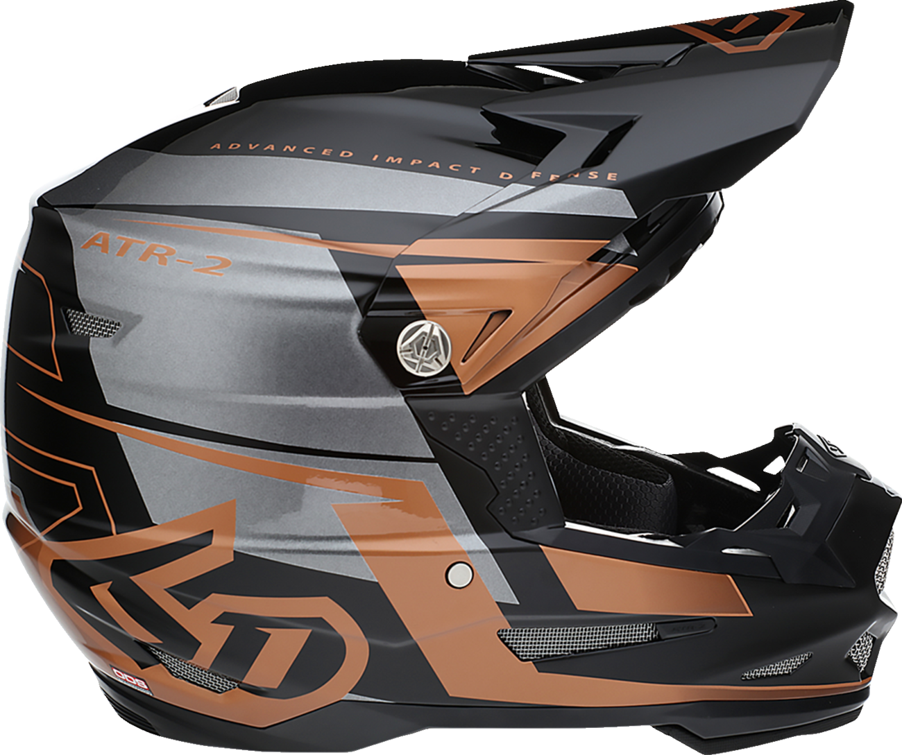 6D HELMETS ATR-2 Mach Helmet Bronze/Gray/Black Medium 123306