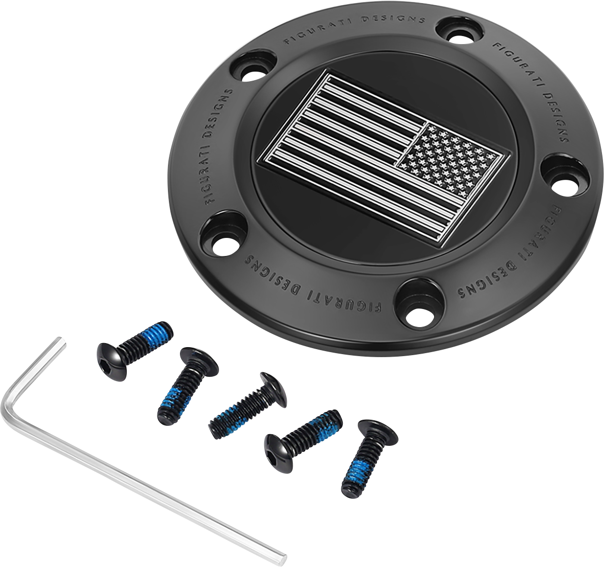 FIGURATI DESIGNS Timing Cover FD26R-TC-5H-BLK