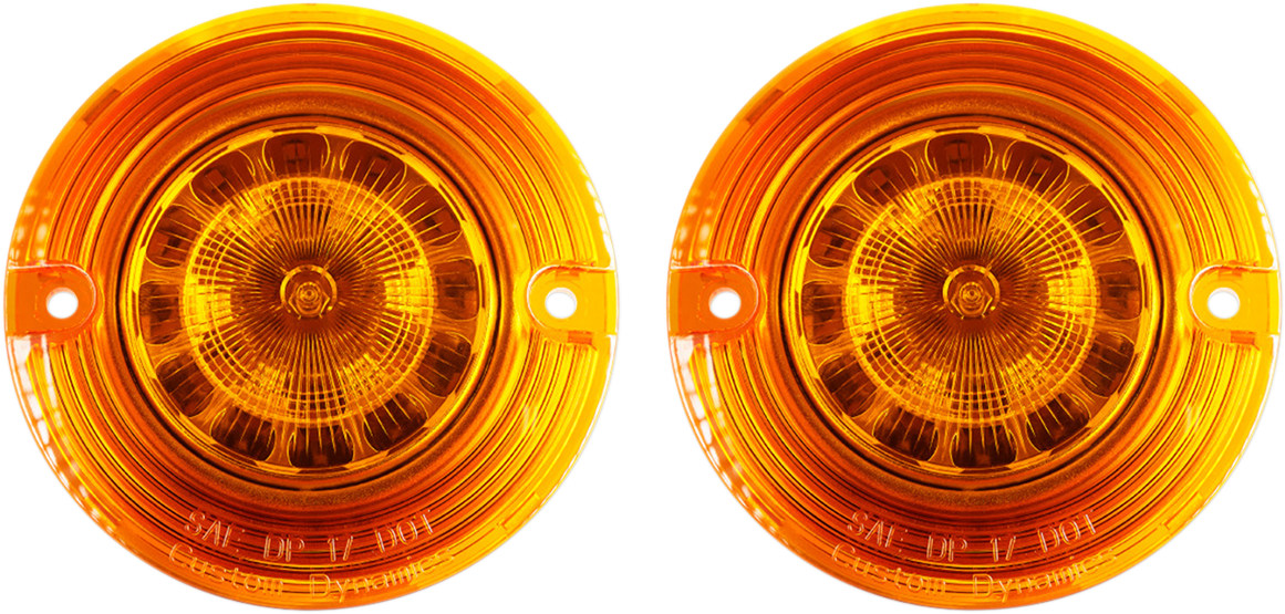 Custom Dynamics Probeam LED Turn Signal Insert Kit Amber PB-A-1156-T