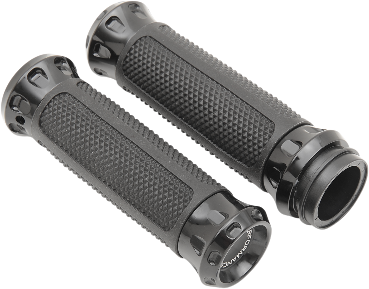 Performance Machine Overdrive Handlebar Grip Set Contrast Cut TBW 0063-2082-B