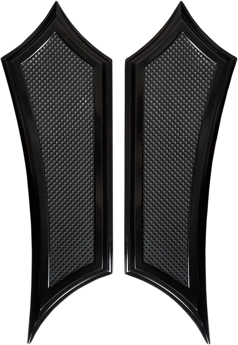 Accutronix Instigator Extended Floorboards Black FBF91-IB