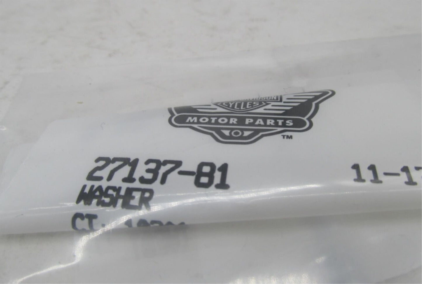 Lot of 7 Harley-Davidson Genuine NOS Carburetor Carb Washers 27137-81