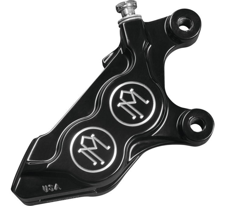 Performance Machine Front 4-Piston Direct Bolt-On Caliper Right 0052-2424-BM