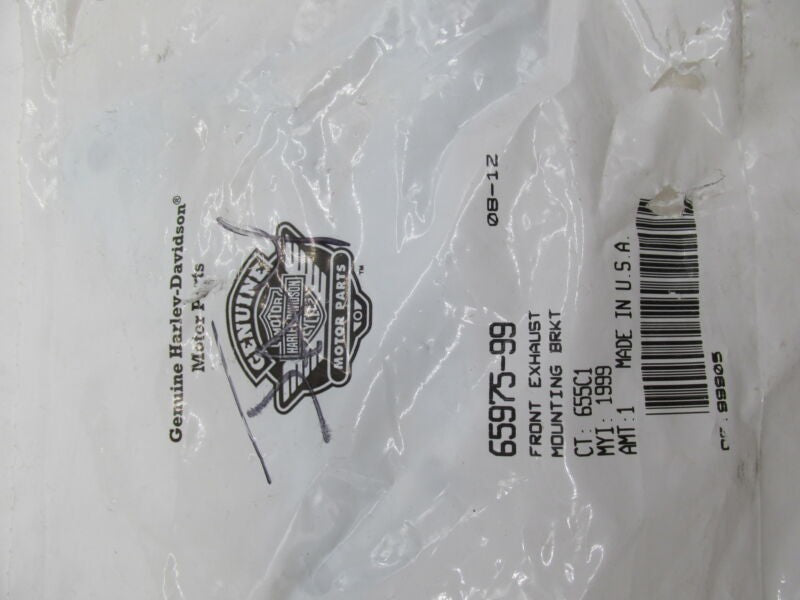 Harley Davidson Genuine NOS Dyna Front Exhaust Mounting Bracket Mount 65975-99