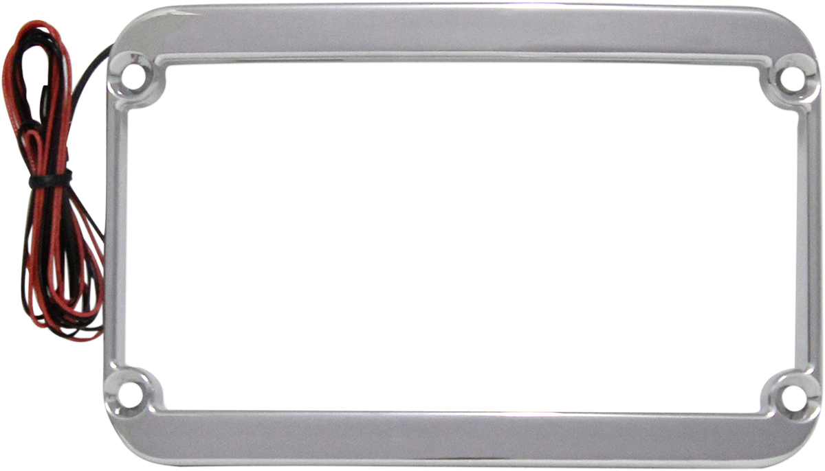 Klock Werks WFB Benchmark Stretched Rear Frender License Frame KW05-01-0089-C