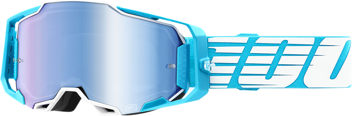 100% Armega Goggles Oversized Sky - Blue Mirror 50721-250-01