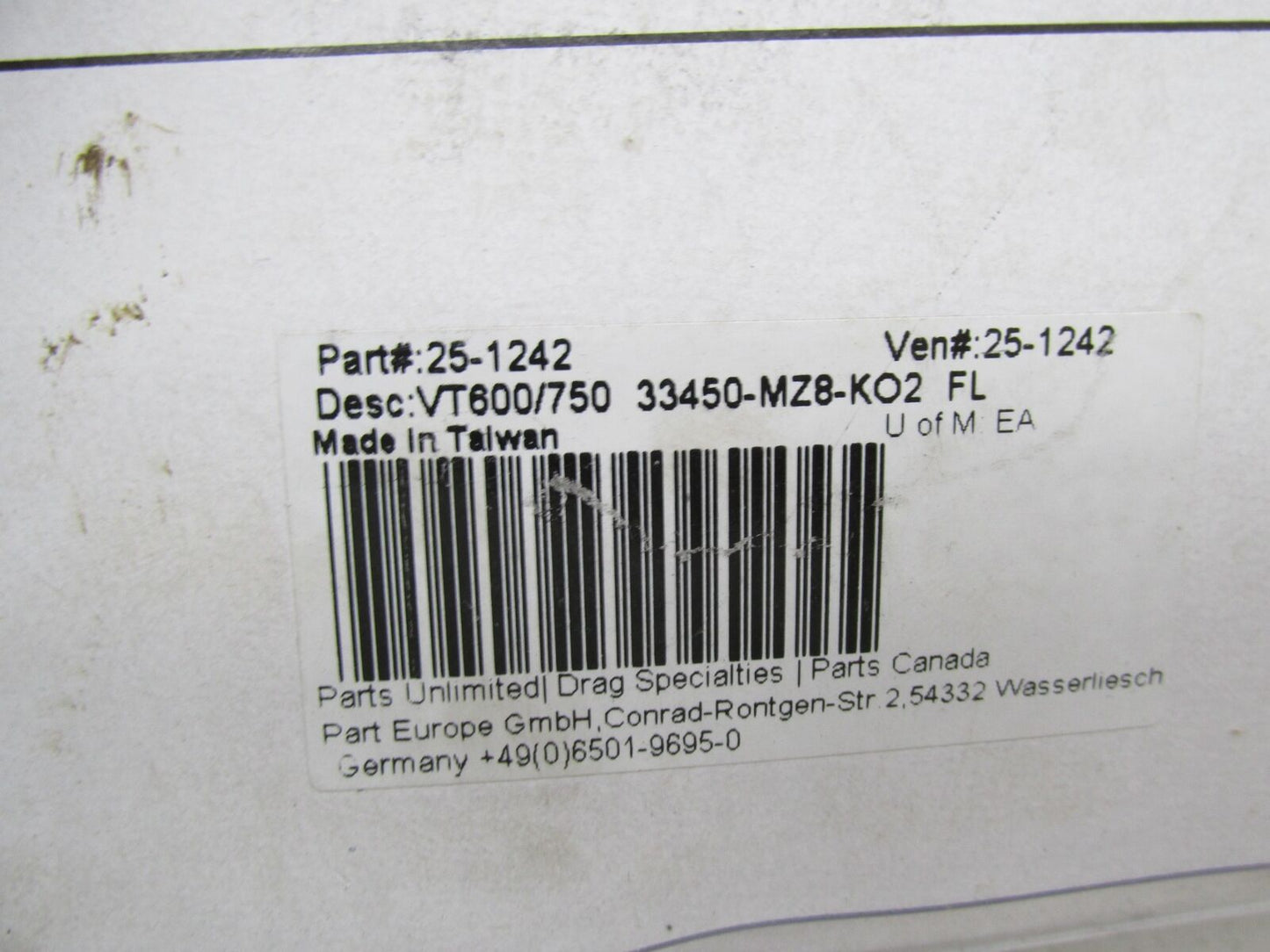 K&S Honda VT600 VT750 Shadow Turn Signal Assembly 25-1242