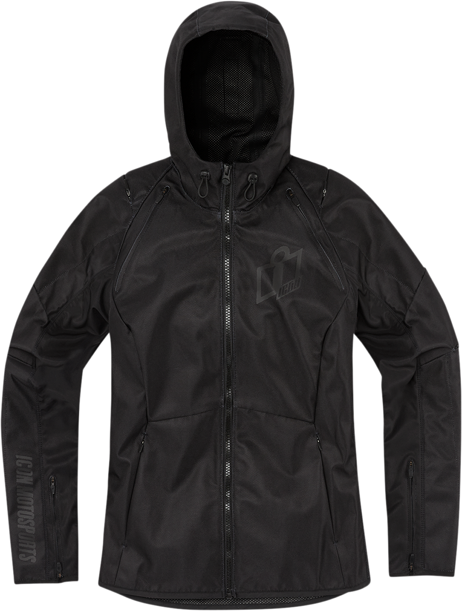 Icon Women's Airform Jacket Black XL 2822-1403