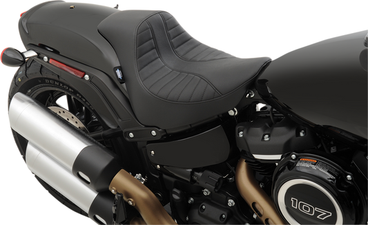 Drag Specialties EZ-On Solo Seats Black 0802-1128