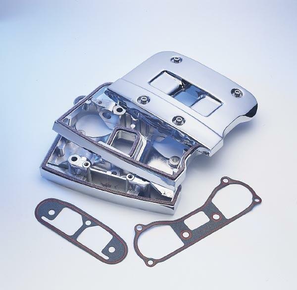 Drag Specialties Chrome Rocker Box Kit DS-376502