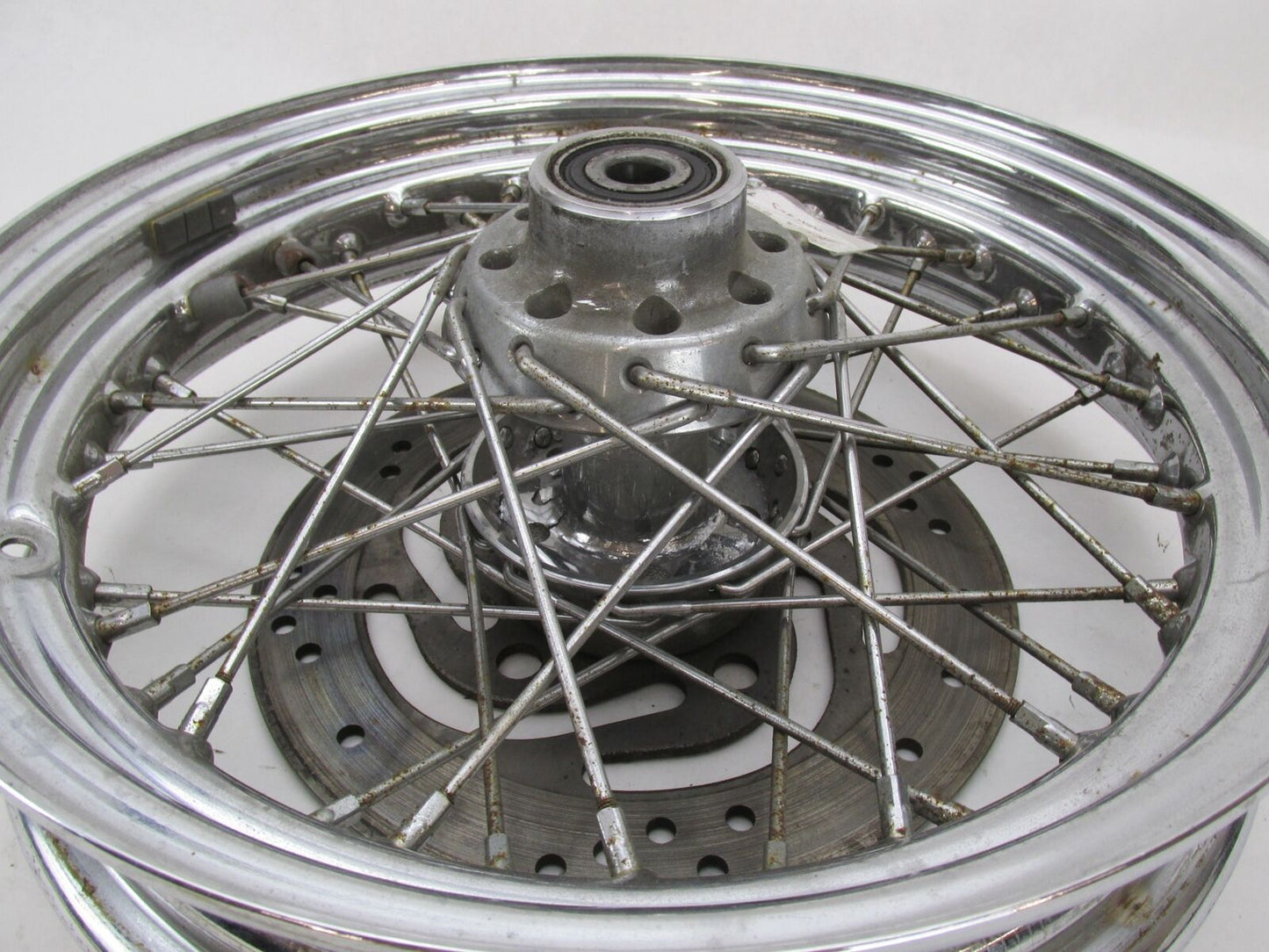 Harley-Davidson 2003 Road King 16" Front Chrome Spoke Wheel 43085-97