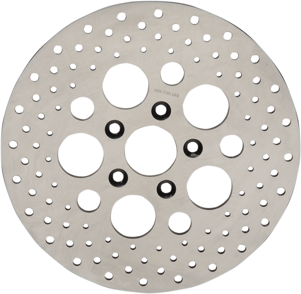 Drag Specialties Stainless Steel Drilled Brake Rotors 11.5" Rear 1710-1908