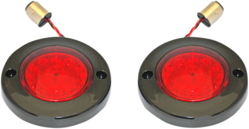 Custom Dynamics Probeam LED Turn Signal Insert Kit Chrome/Red PB-FB-R-1156BR
