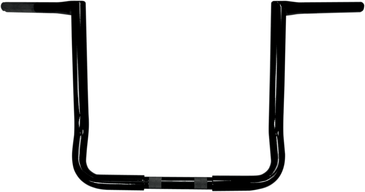 LA Choppers 1 1/4in. Twin Peaks Touring Handlebar Black Powdercoat LA-7361-14B