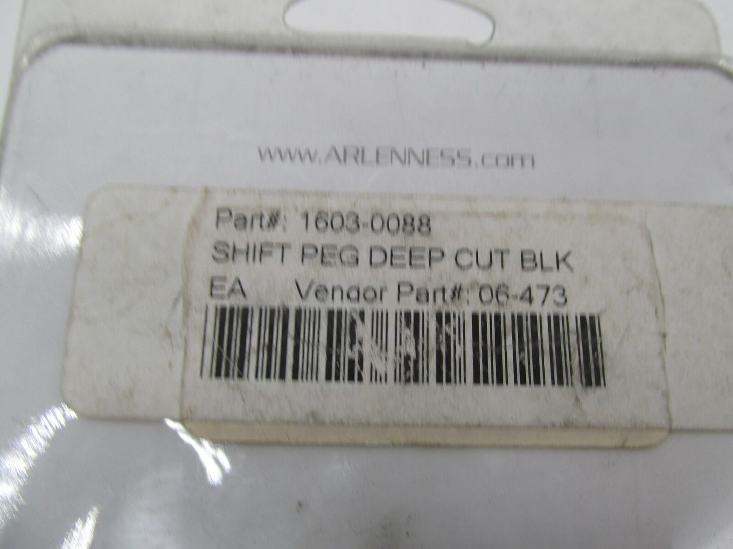 Harley Davidson Arlen Ness Deep Cut Black Shift Foot Peg 1603-0088 06-473