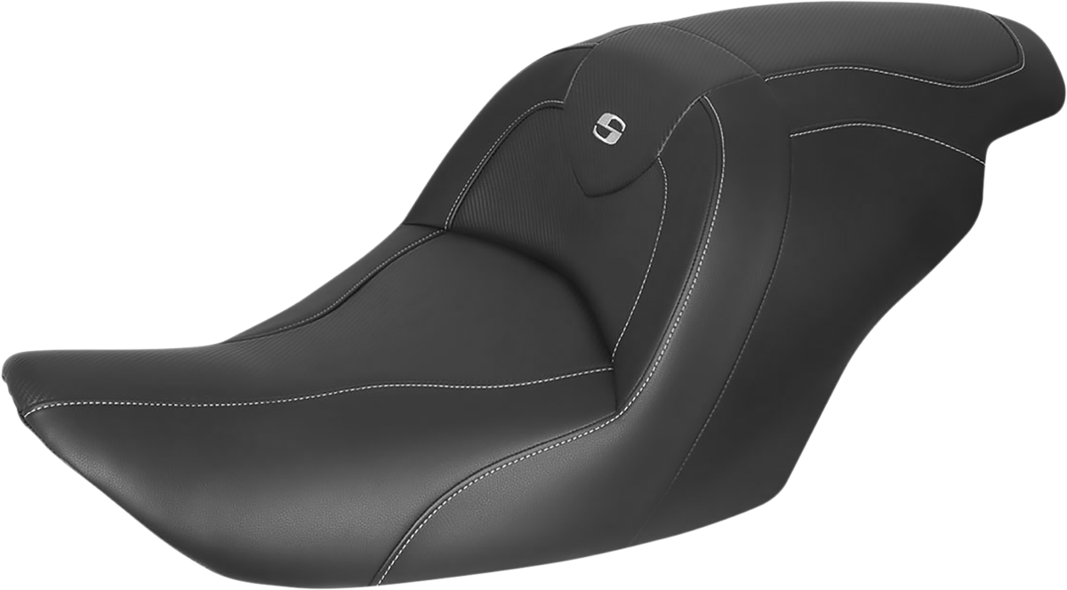 Saddlemen Roadsofa Carbon Fiber Seat Carbon Fiber Weave H23-20-185