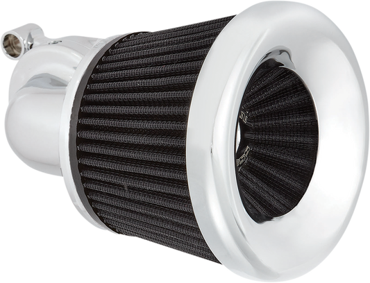 Arlen Ness Velocity 90° Air Cleaner Kit Chrome 600-033