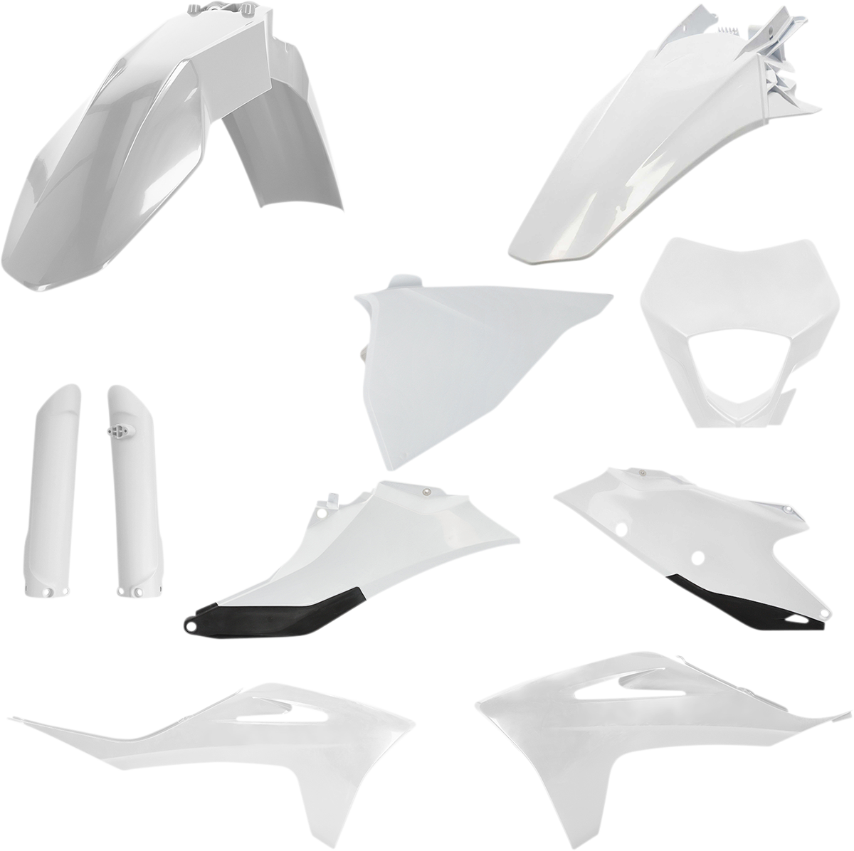 Acerbis Full Plastic Kit White/Black 2872811035