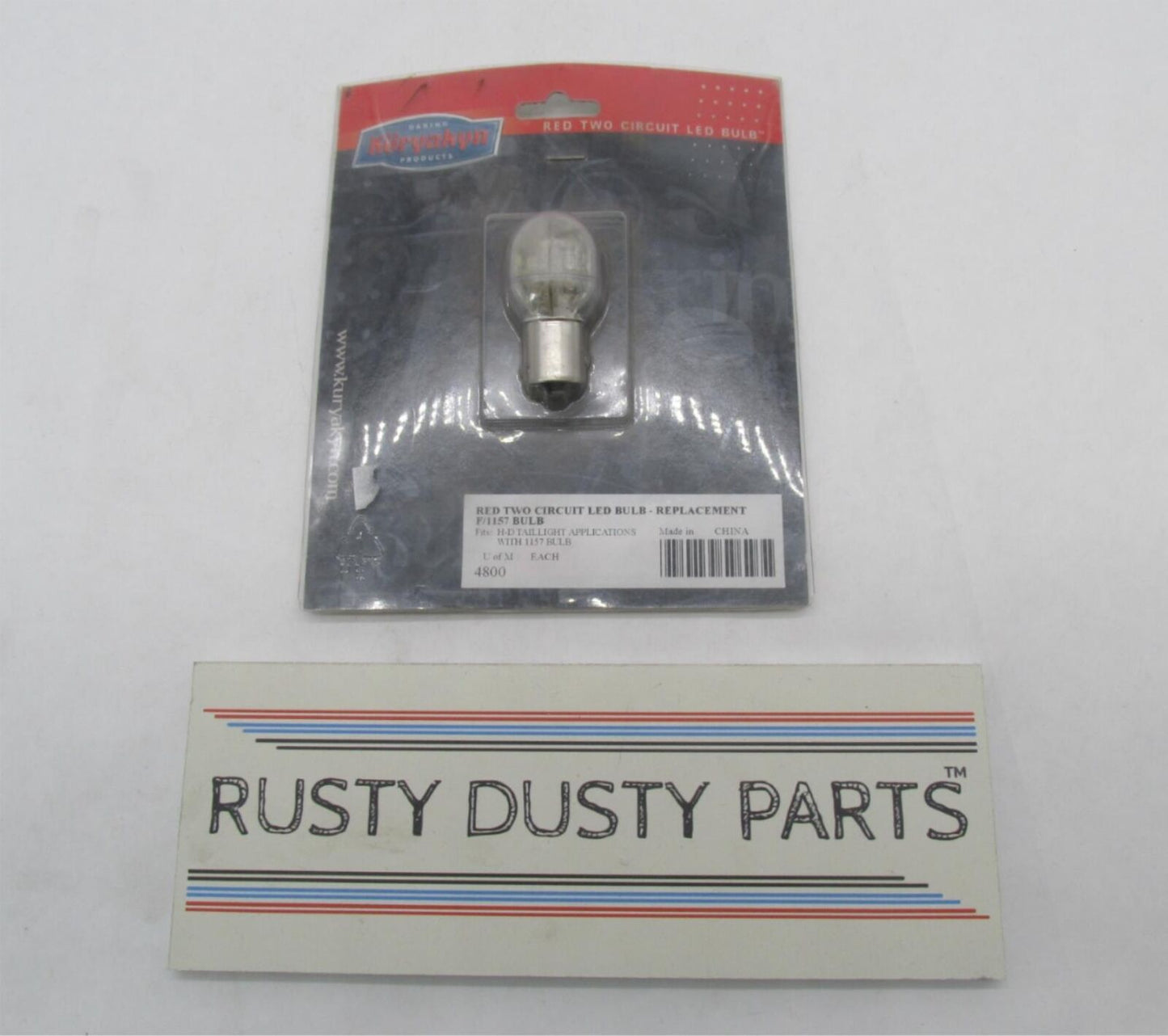 Kuryakyn Harley Taillight Red Two Circuit LED Replacement Bulb 4800