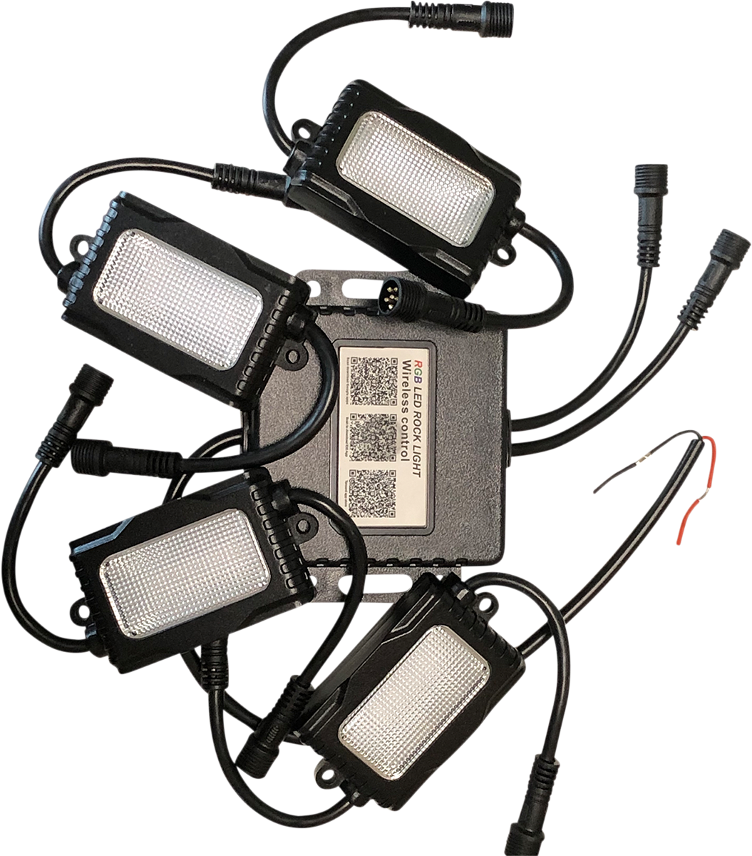 BRITE-LITES LED Rock Light kit 2.0- RGB and Bluetooth BL-RGBROCK2.4
